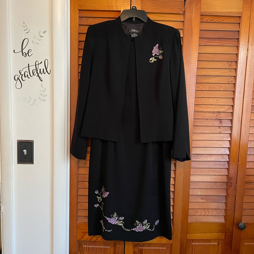 AGB Byer California 2 piece dress/jacket, beautiful and classy set, size 12